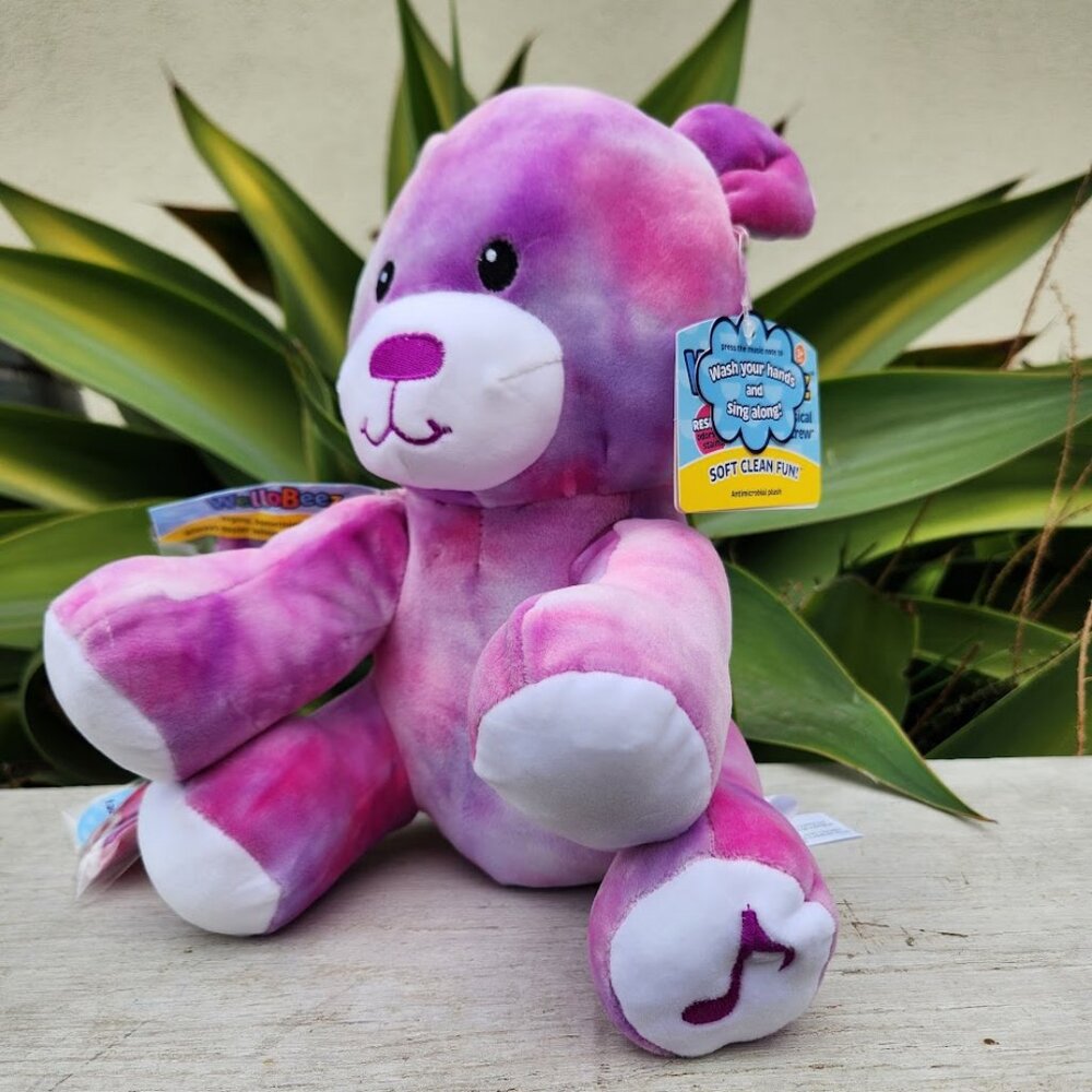 NEW 11" Bear Plush Stuffed Animal Antimicrobial Toy Plushie Get Well gift